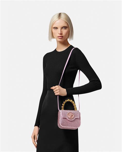 versace medusa pink handbag|Versace la medusa bag.